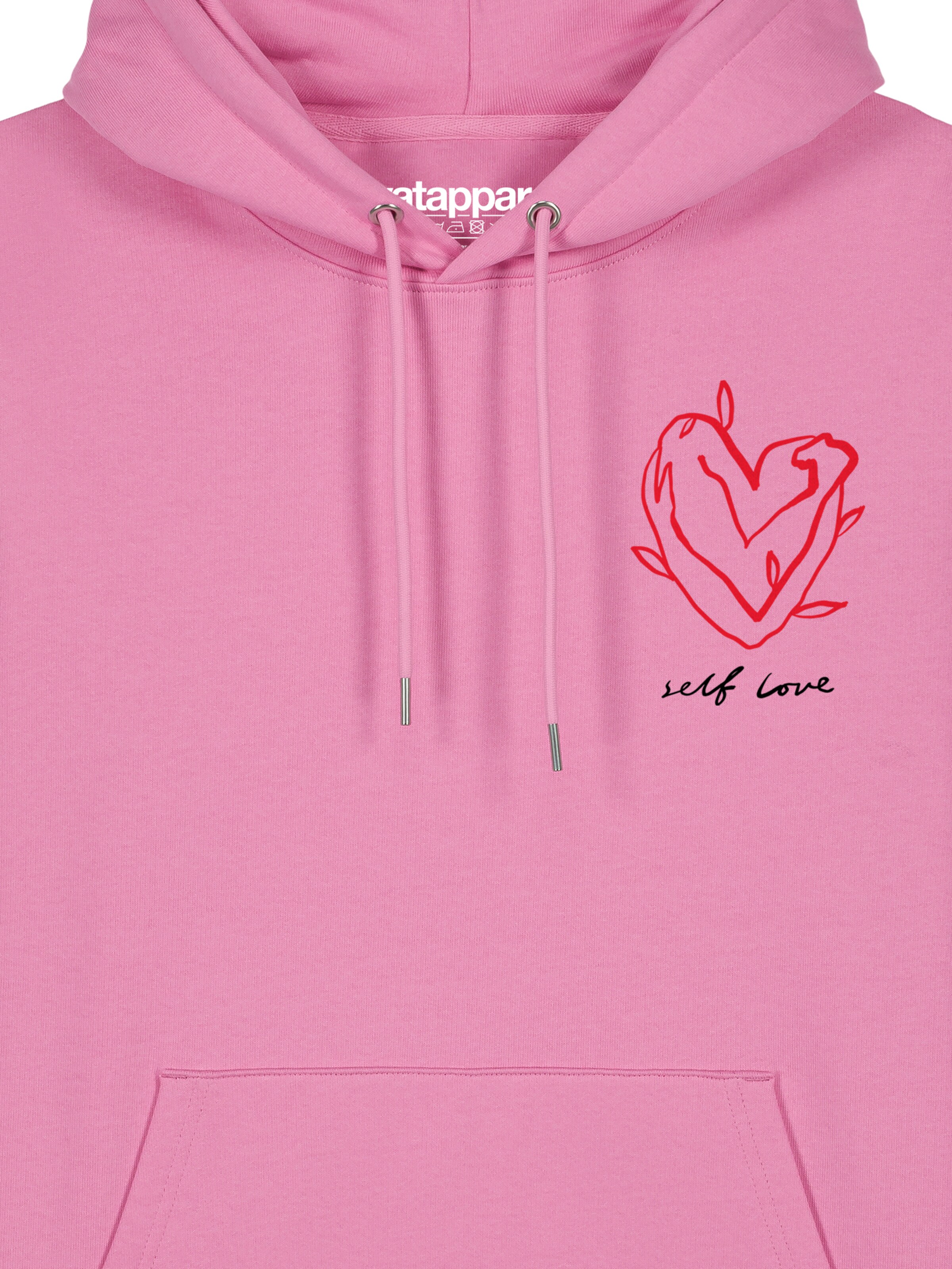 Felpa 'Self Love' di Watapparel in rosa