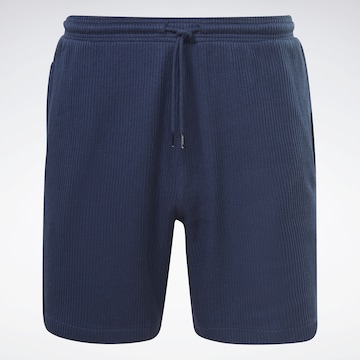 Reebok Regular Workout Pants in Blue: front