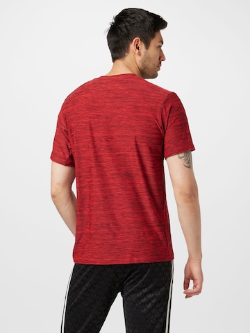 ADIDAS PERFORMANCE - Camisa funcionais 'Essentials' em vermelho