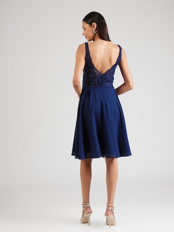 mascara Cocktail Dress in Blue