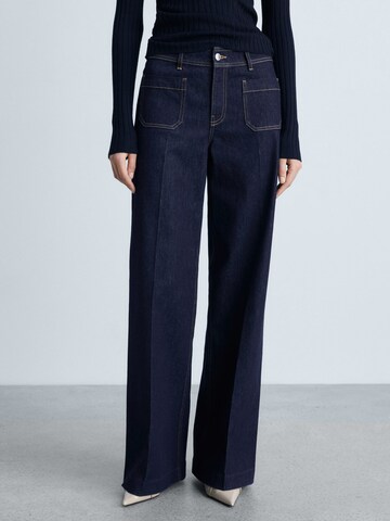 MANGO Loose fit Jeans 'JESSIE' in Blue: front