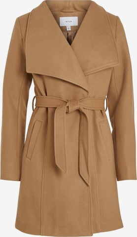 VILA Between-Seasons Coat in Brown: front