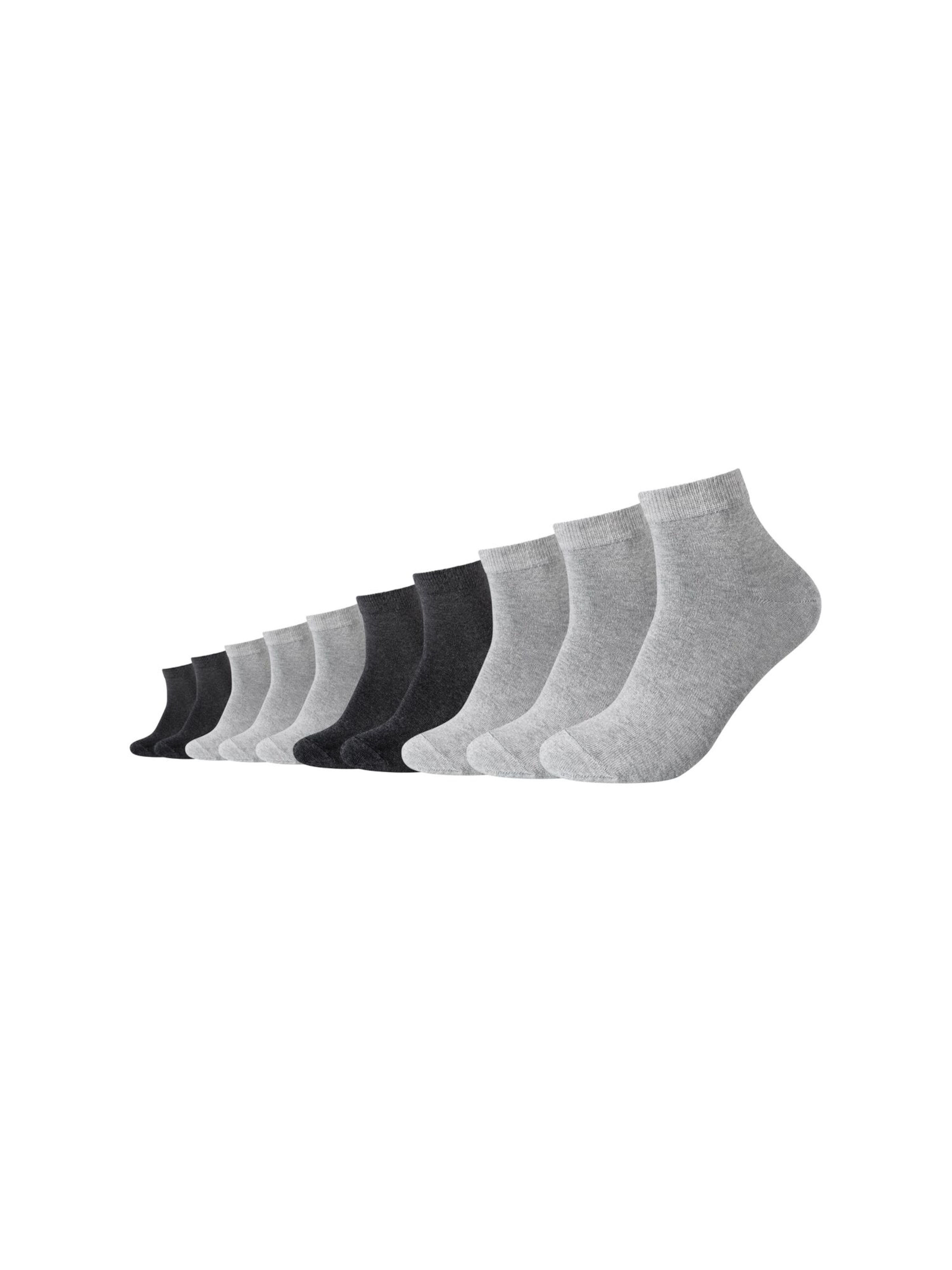 camano Socken in Grau: Vorderseite