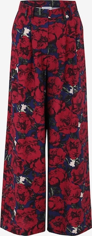 Guido Maria Kretschmer Curvy Wide Leg Hose 'Finja' in Rot: Vorderseite