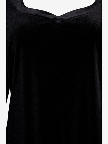 Zizzi Bluse 'LIVIA' in Schwarz