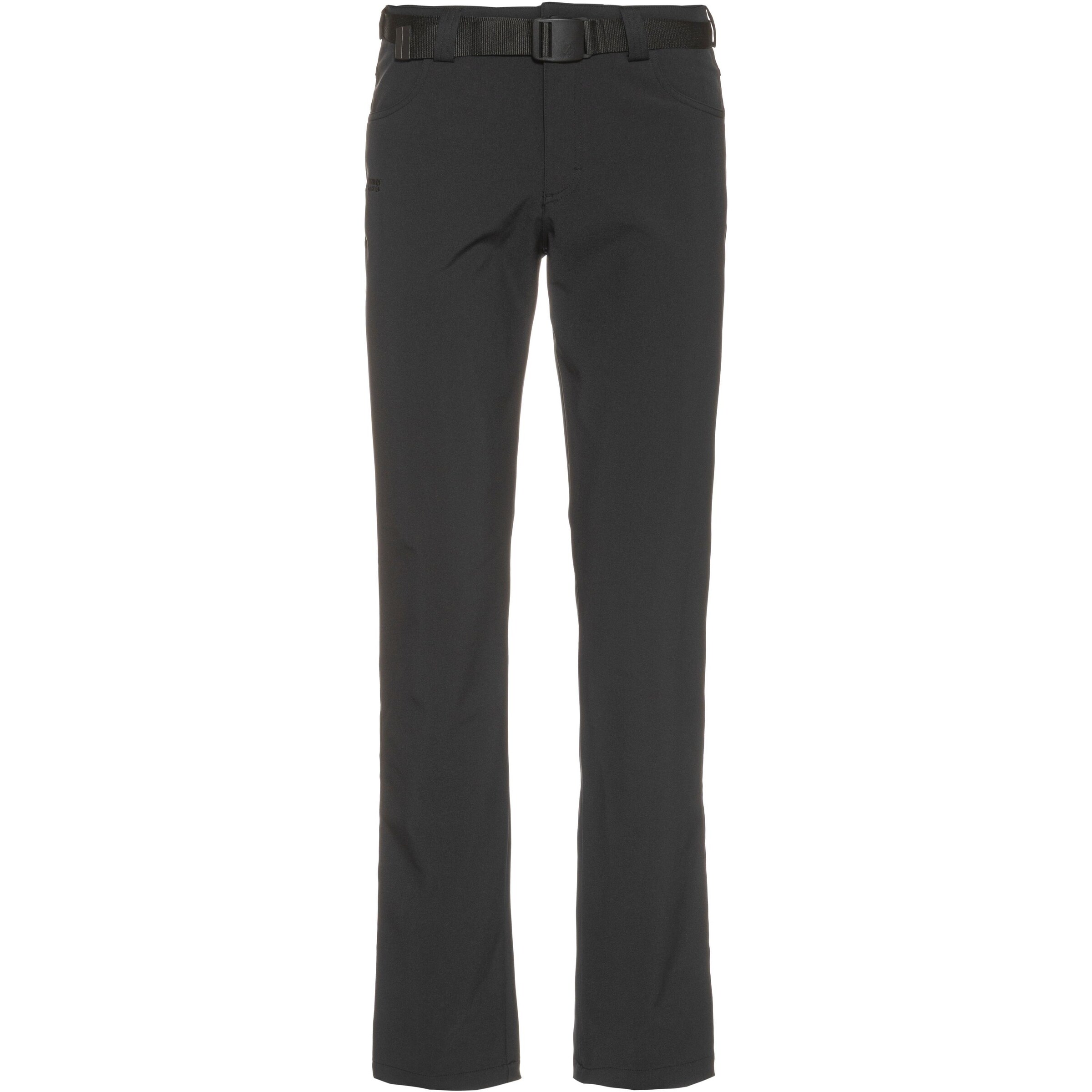 Maier Sports Regular Outdoor Pants 'Perlit' in Black: front