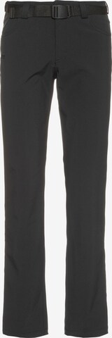 Maier Sports Regular Outdoorhose 'Perlit' in Schwarz: predná strana