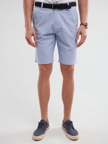 BIG STAR Regular Trousers 'Gusto' in Blue: front