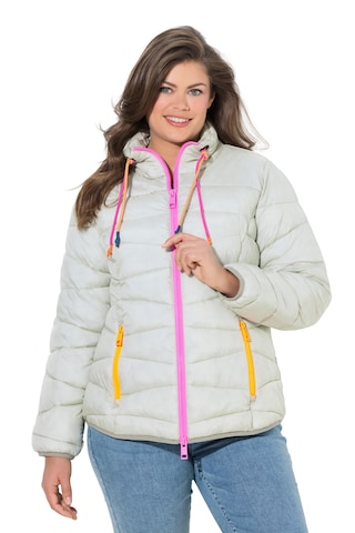 LAURASØN Winter jacket in Grey: front