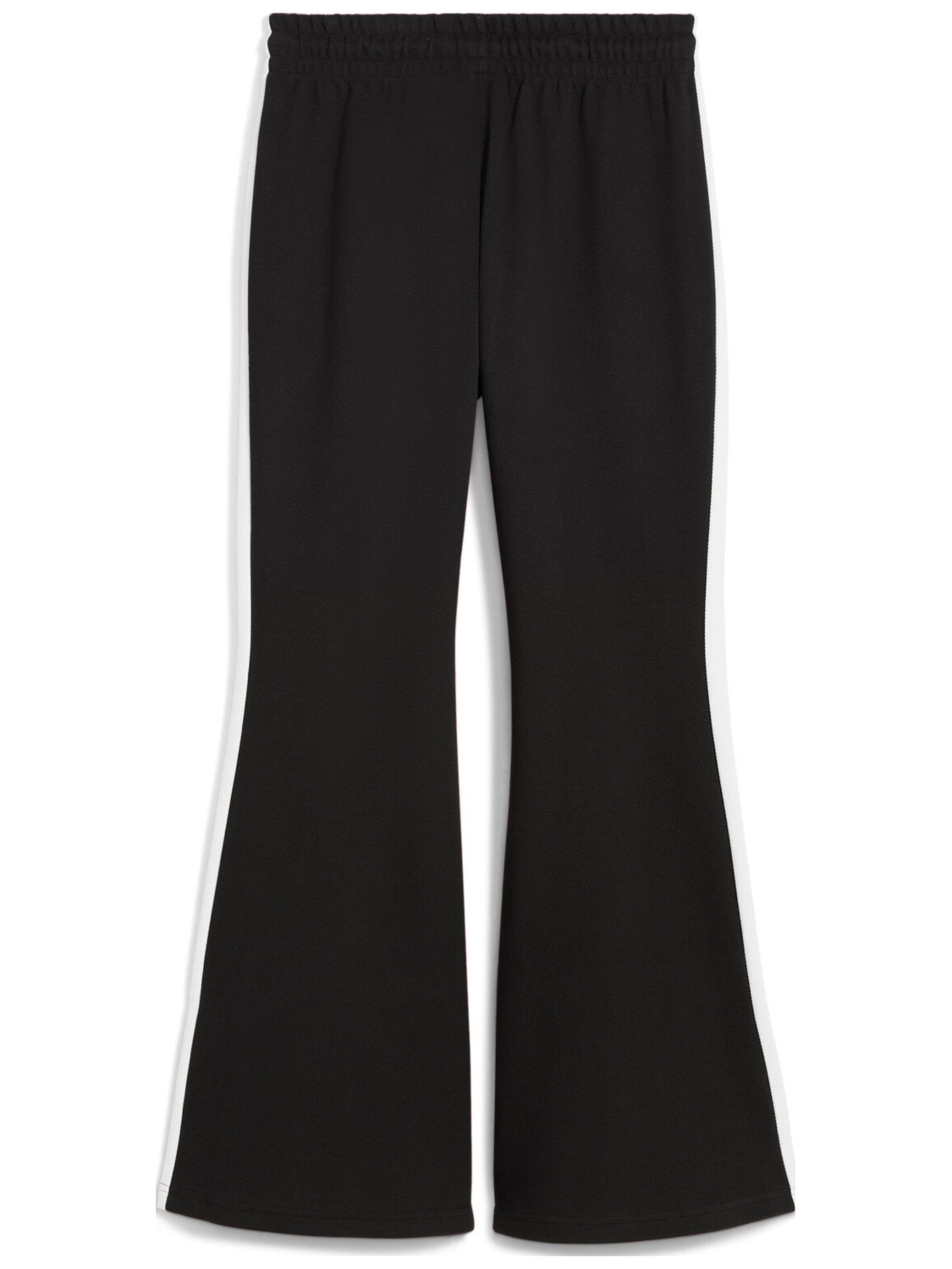 regular Pantaloni sportivi 'Puma T7 Flared Pants' di PUMA in nero