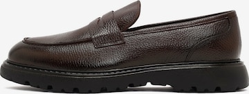 Mocassin Derimod en marron : devant