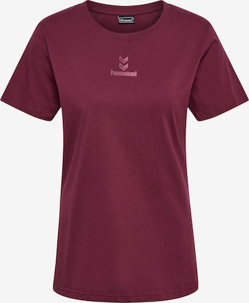 T-shirt fonctionnel 'ACTIVE CHEVRONS' Hummel en rouge : devant