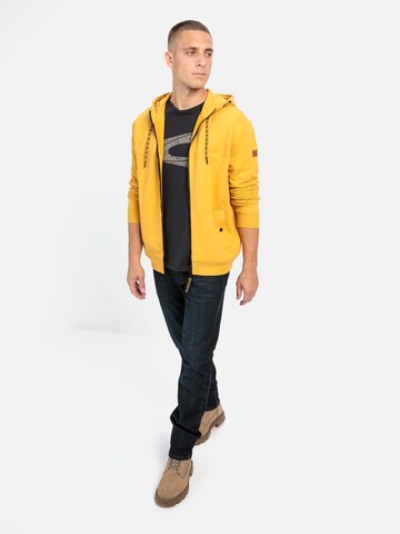 CAMEL ACTIVE Sweatjacke in Gelb