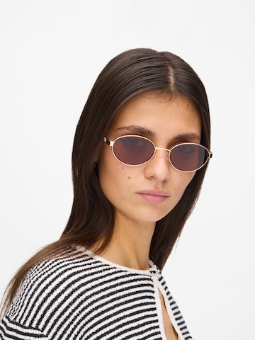 Karl Lagerfeld - Óculos de sol ' MONOGRAM LOGO ' em rosa: frente