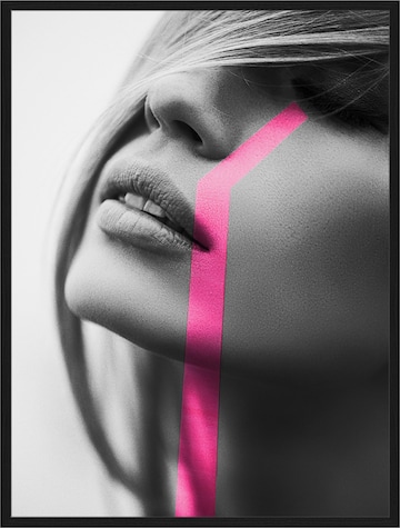 Liv Corday Image 'Cry Pink' in Black: front