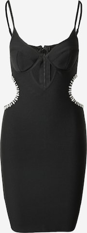 Misspap - Vestido en negro: frente