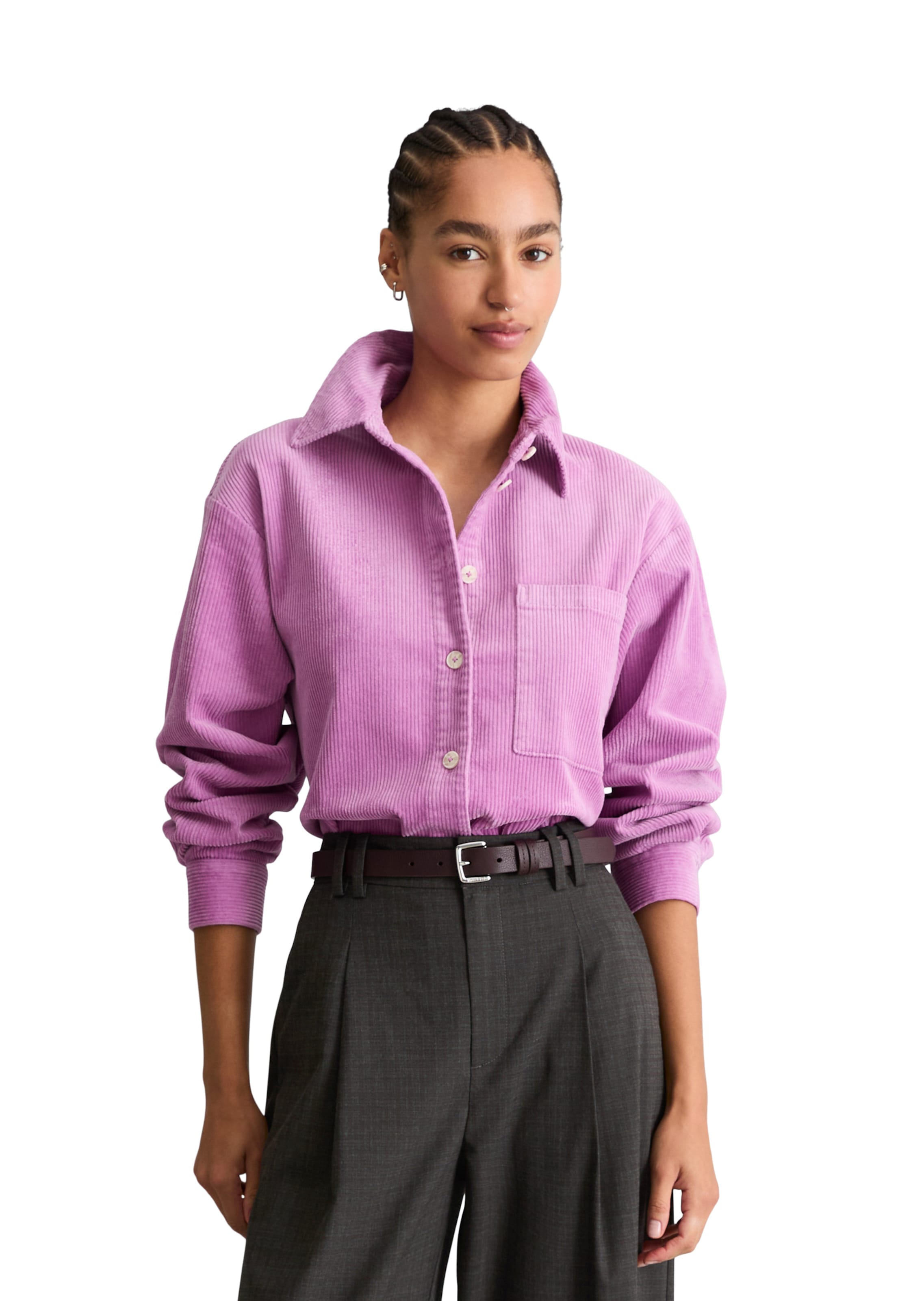 Chemisier Marc O'Polo DENIM en rose : devant