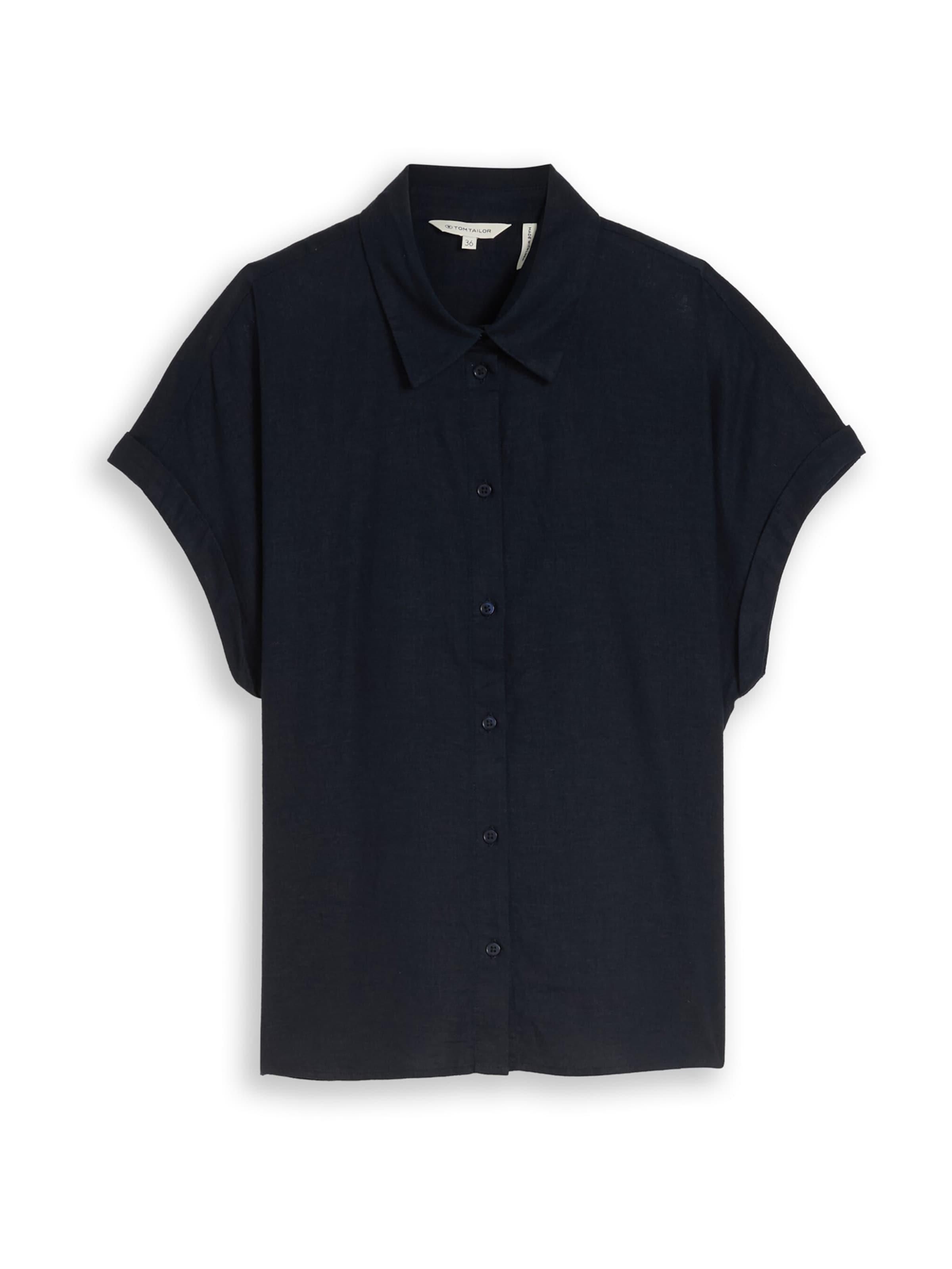 Chemisier TOM TAILOR en bleu : devant