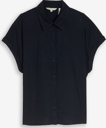 Chemisier TOM TAILOR en bleu : devant