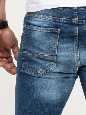 Rock Creek Slimfit Jeans in Blau