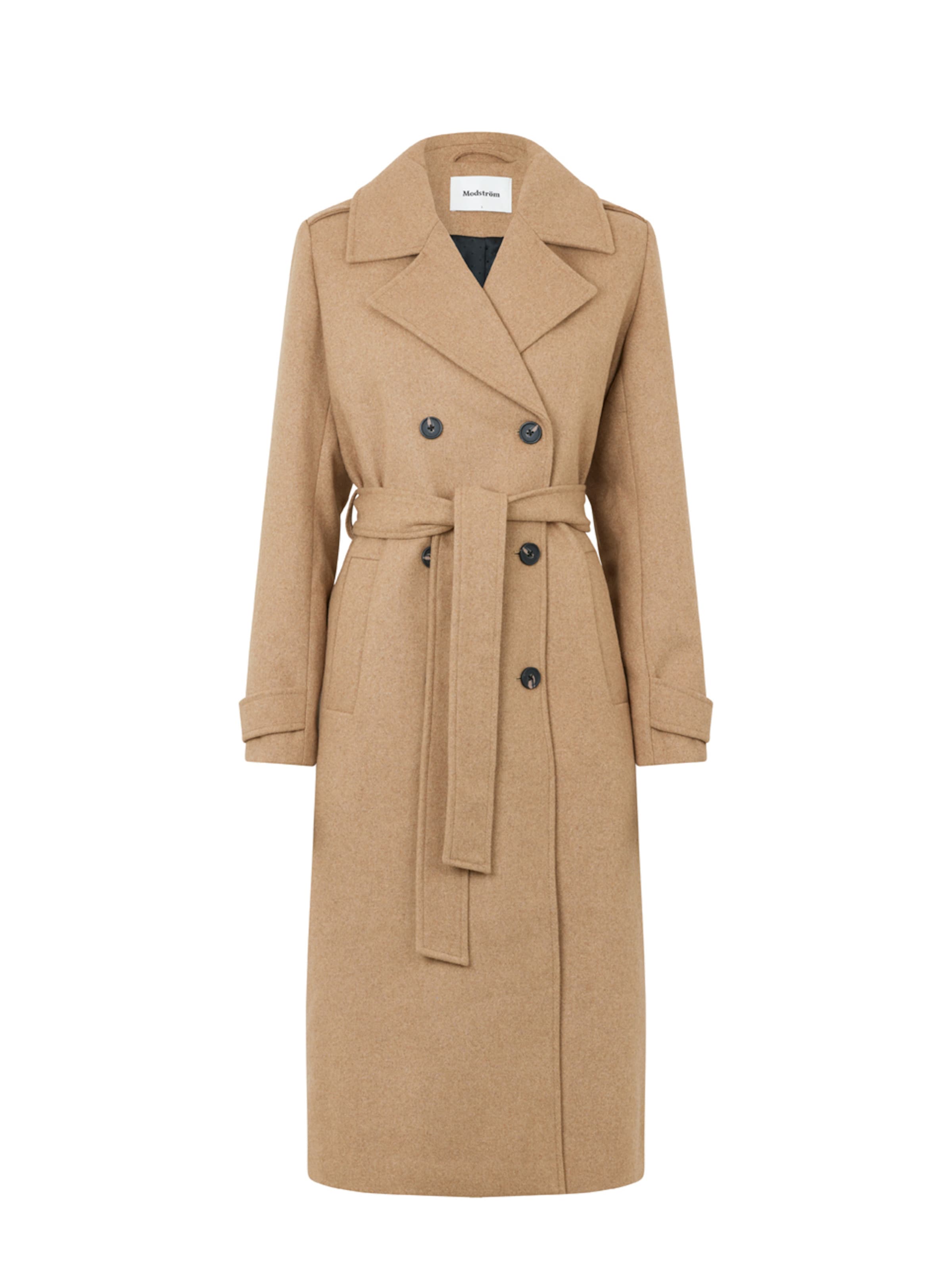 modström Between-Seasons Coat 'Shay' in Light brown, Item view