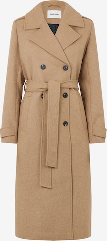 modström Between-Seasons Coat 'Shay' in Brown: front