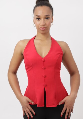 Elara Top in Red