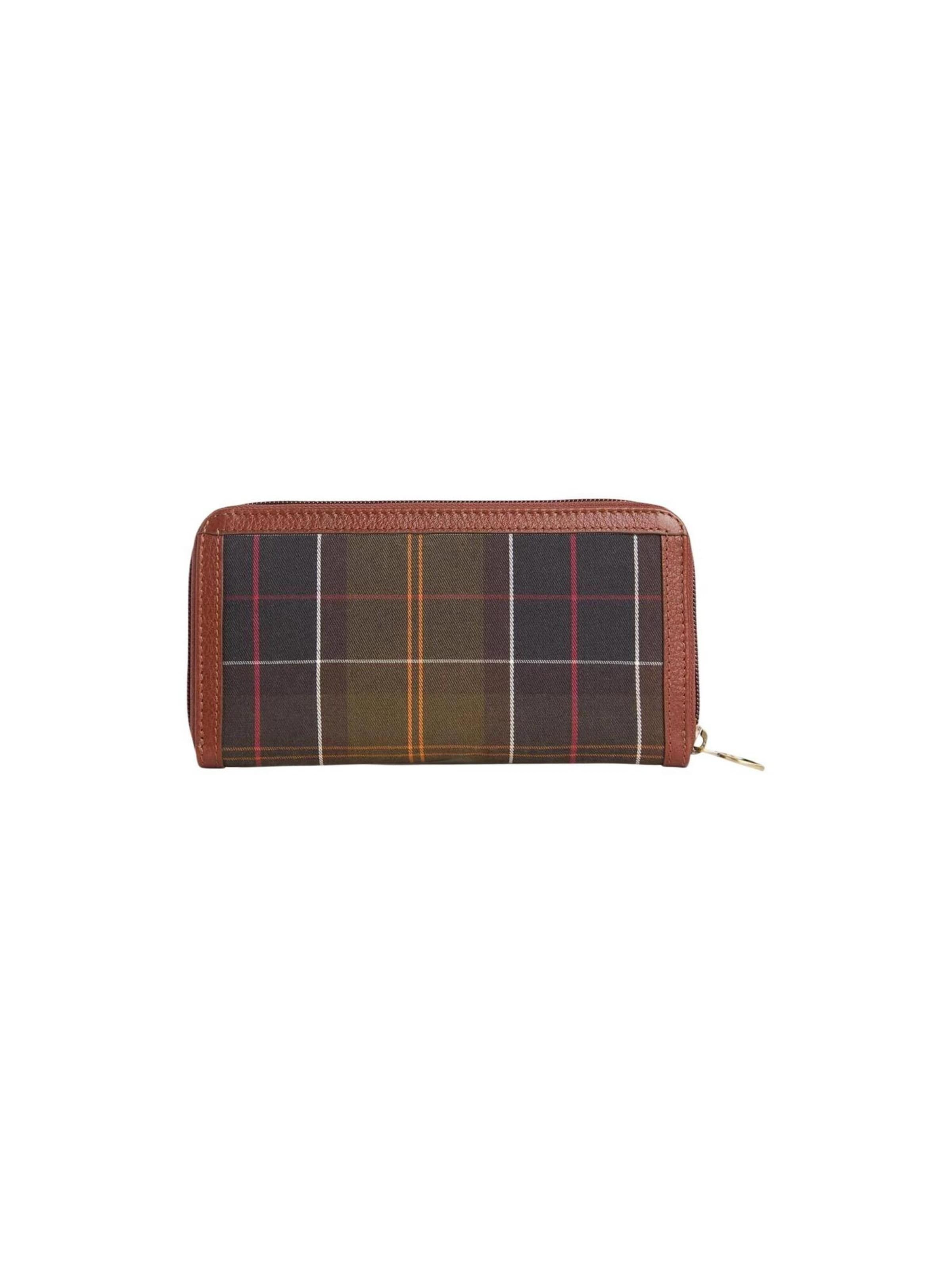 Portamonete 'DAPHNE TARTAN' di Barbour in verde