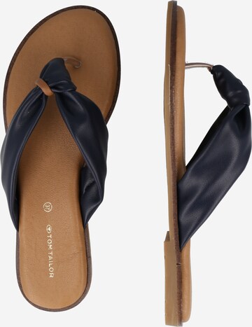 Flip-flops de la TOM TAILOR pe albastru