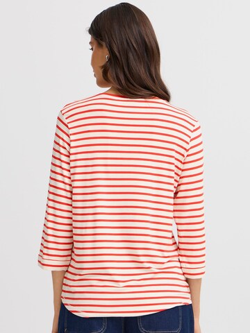 Fransa Shirt ' FRFEPORSI TEE 4 ' in Red