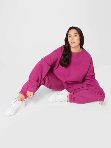 Cotton On Curve Sweatshirt in Purple