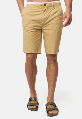 INDICODE JEANS Regular Broek 'San' in Geel