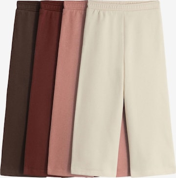 The Set Wide Leg Hose in Beige: Vorderseite