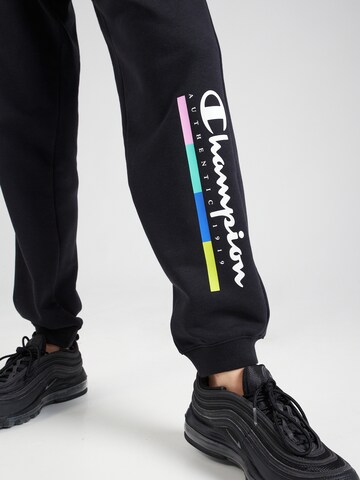 Champion Authentic Athletic Apparel Tapered Trousers in Black