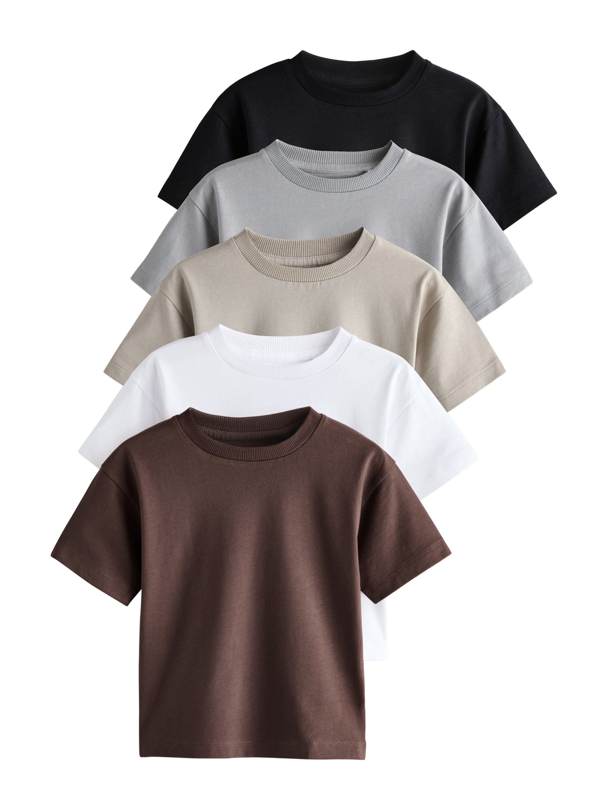 Next Shirt in Mischfarben: Vorderseite