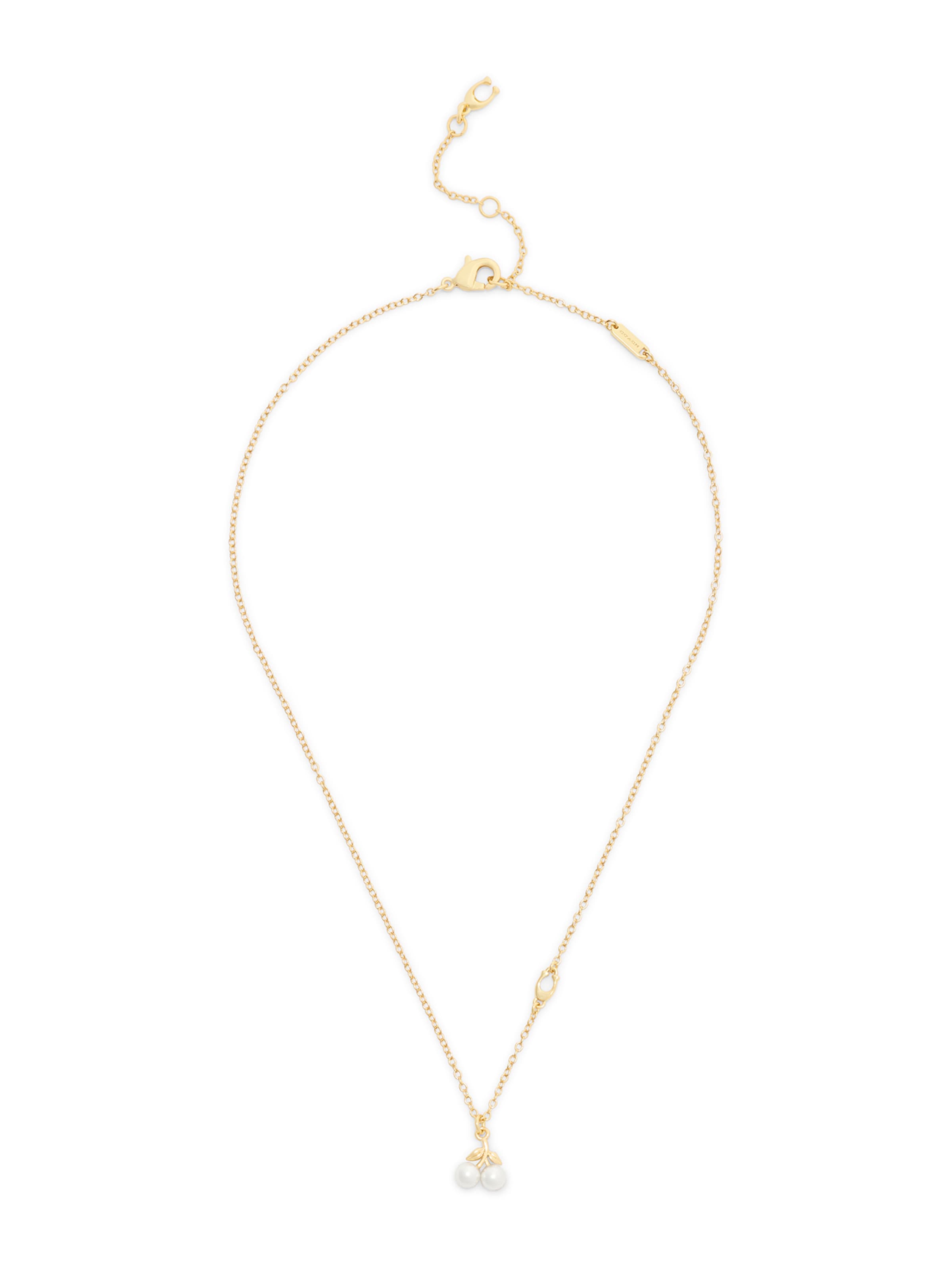 COACH Cadena en oro / blanco perla, Vista del producto