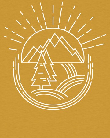 T-Shirt 'Natur ist Schön' watabout.kids en jaune