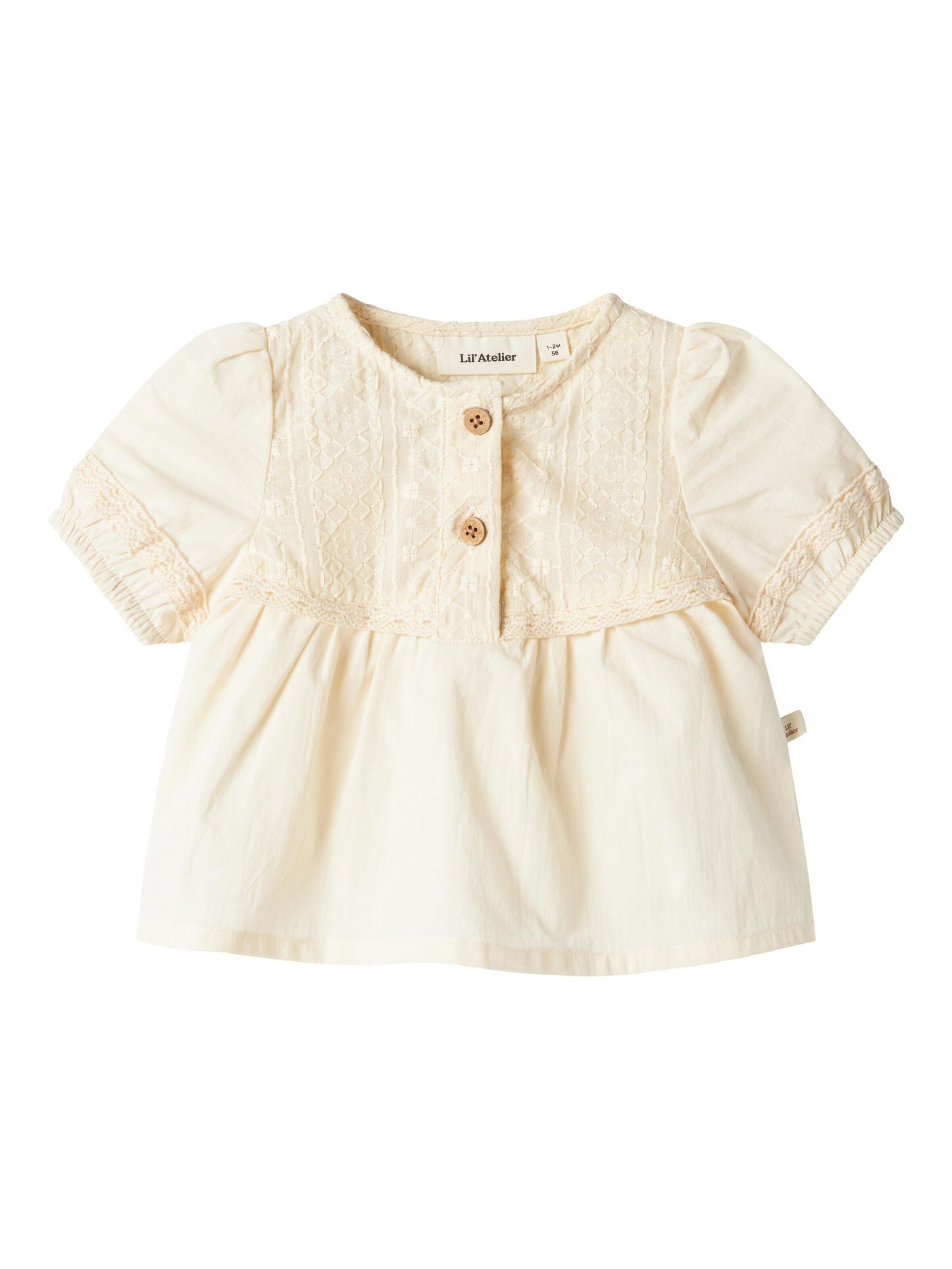 NAME IT Blouse in Wit: voorkant