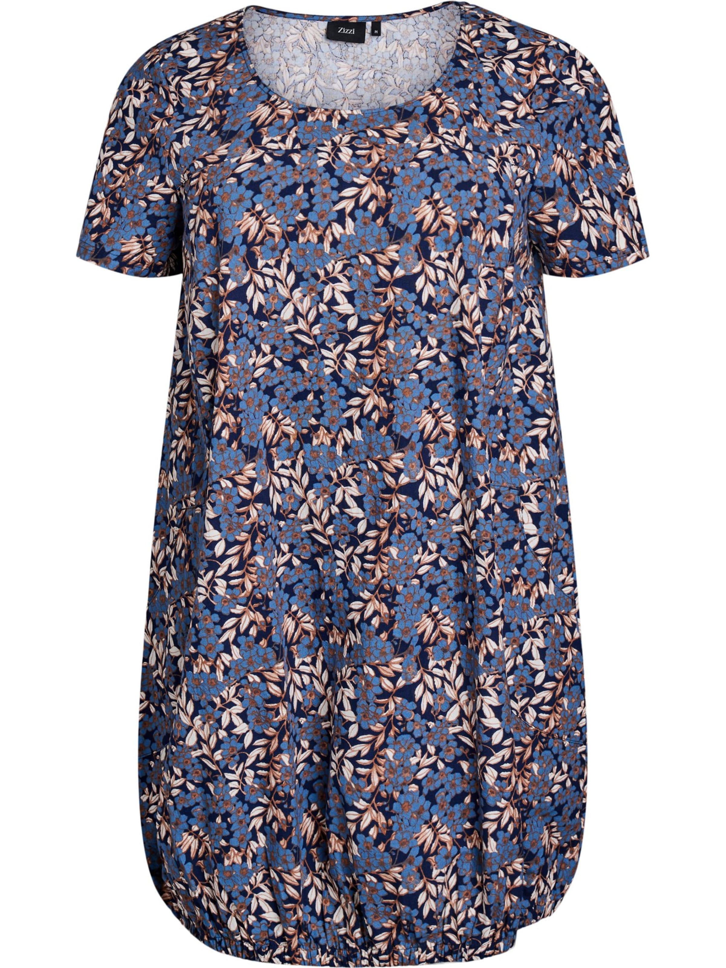 Zizzi Šaty 'Jeasy' – modrá: přední strana