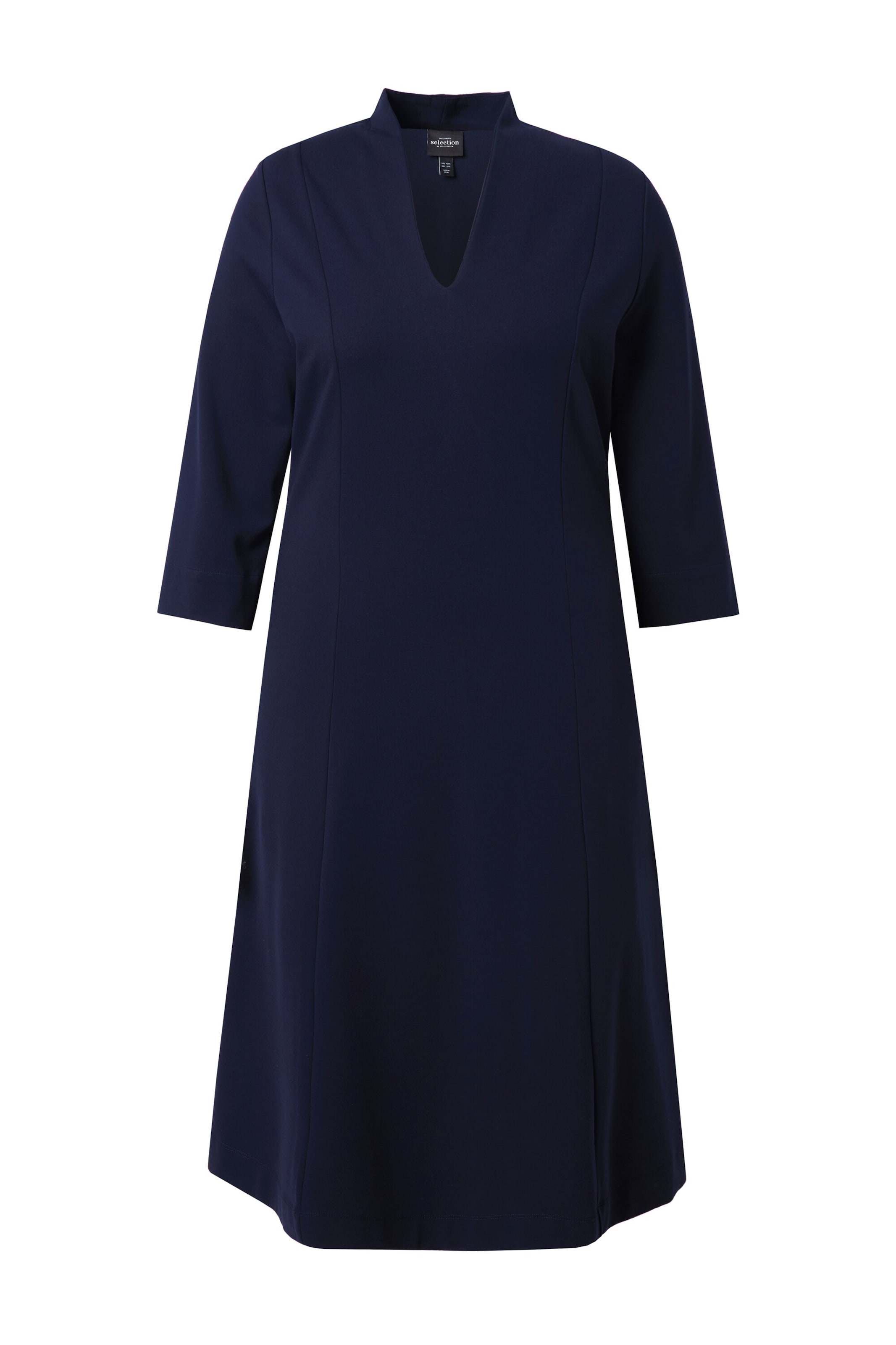 Ulla Popken Midikleid in Blau: Vorderseite