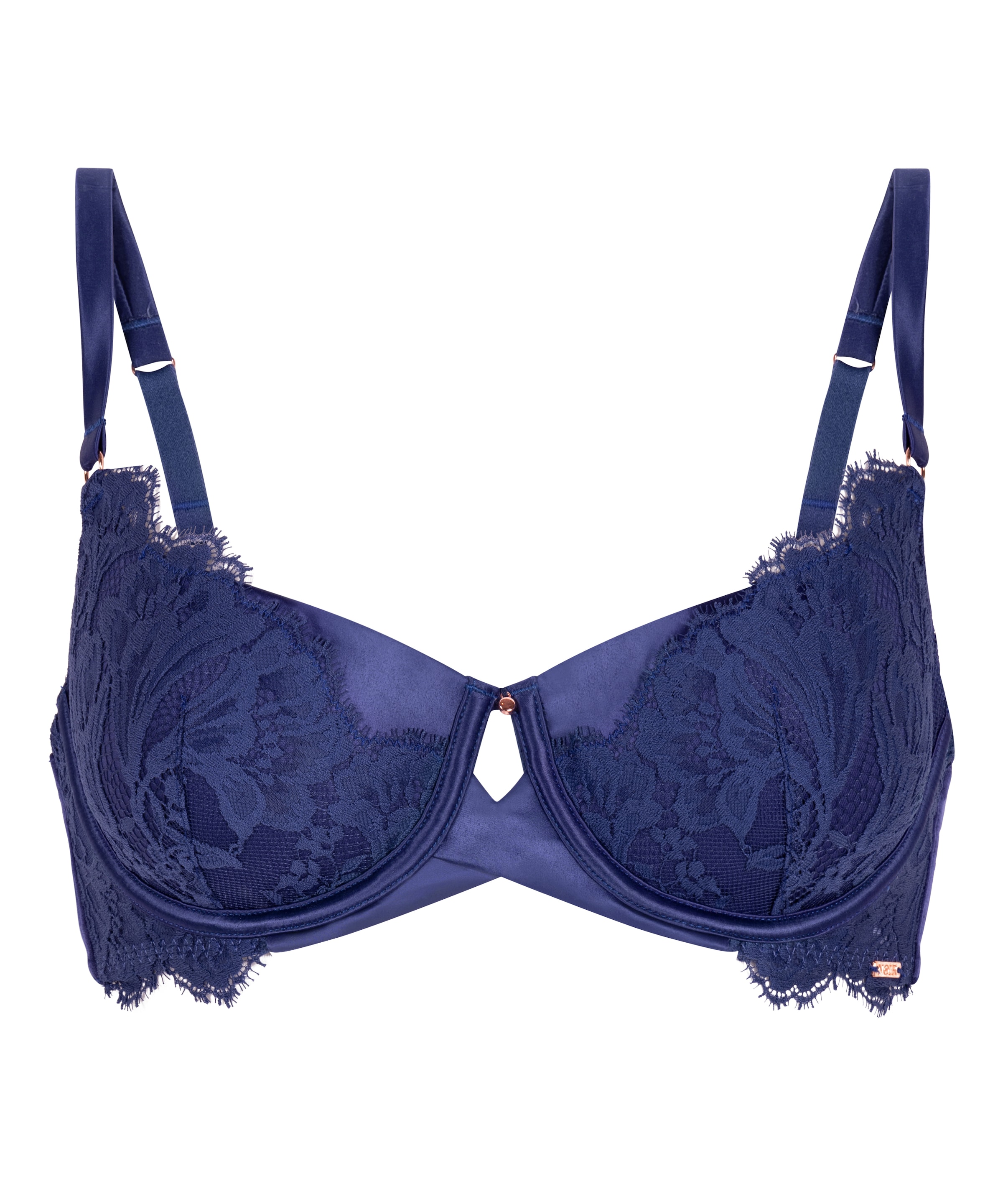 Hunkemöller Balconette Bra 'Grace' in Blue: front