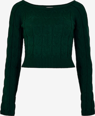 Pull-over ' ' Apricot en vert : devant