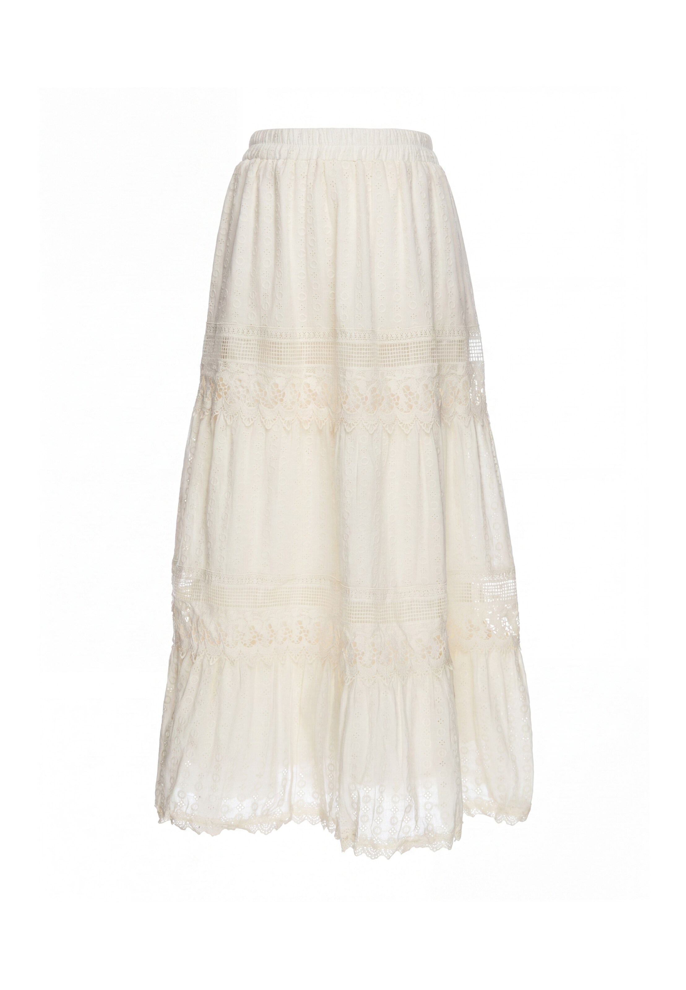 Jupe 'Boho' IZIA en beige