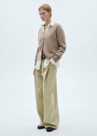 MANGO Cardigan 'Marina' i brun: forside