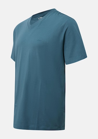T-Shirt s.Oliver Men Big Sizes en bleu : devant