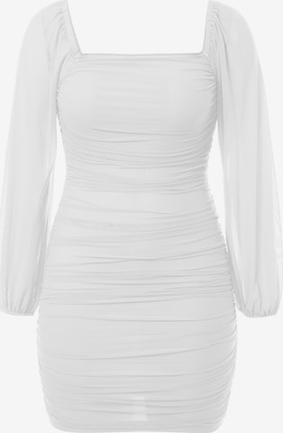 Imily Bela Рокля в бяло: отпред