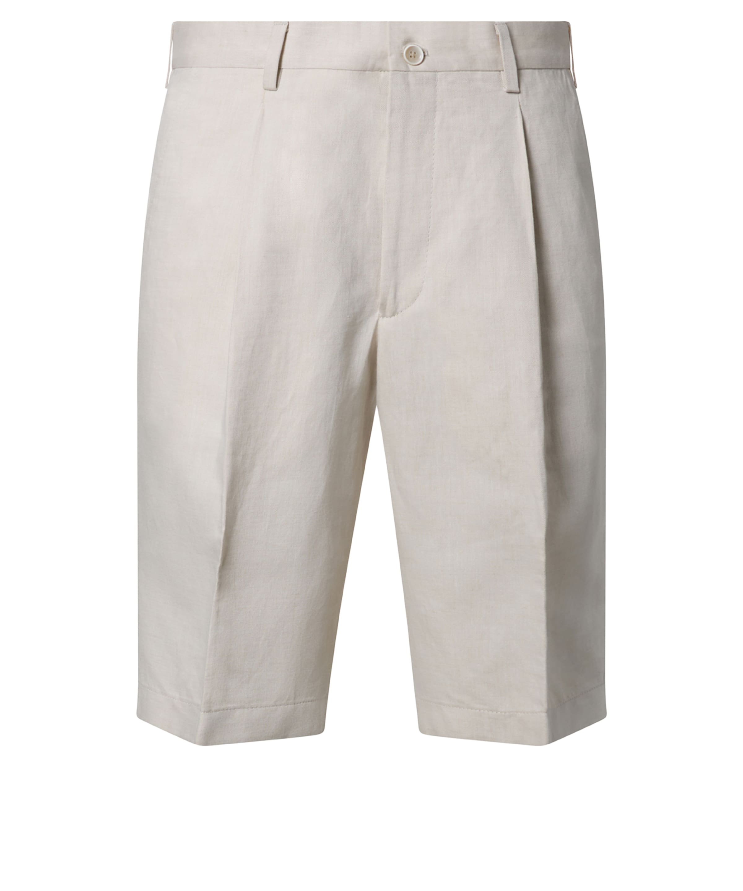 Baldessarini Regular Pleat-Front Pants 'Caspar' in Beige: front
