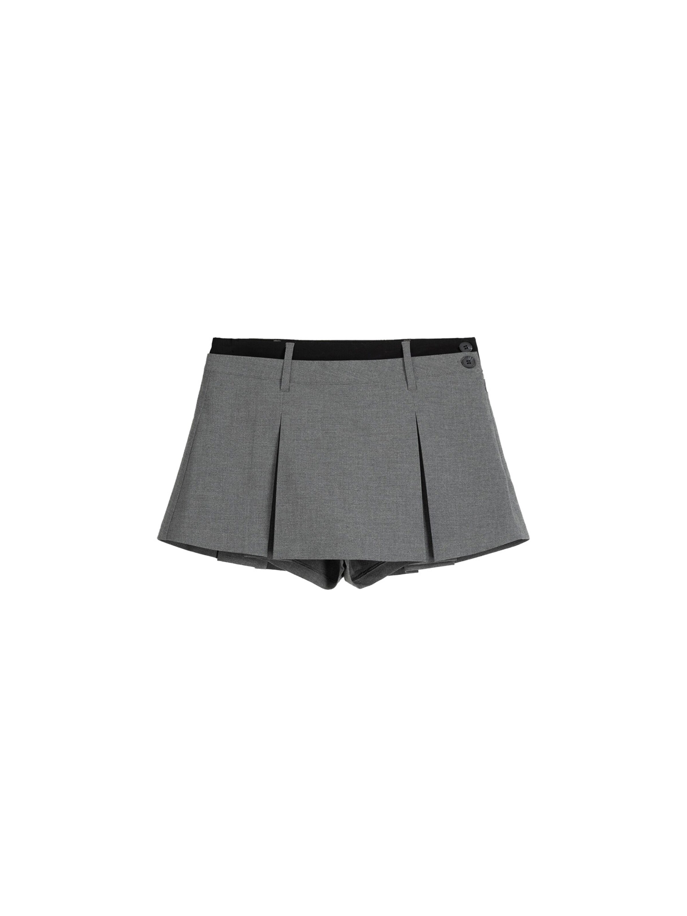 Bershka Skirt in Mottled Grey ABOUT YOU