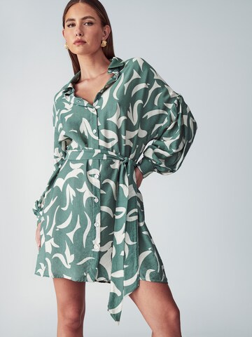 St MRLO Shirt dress 'Bligh' in Green: front