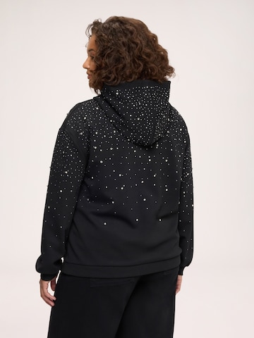 Fiorella Rubino - Sudadera con cremallera en negro
